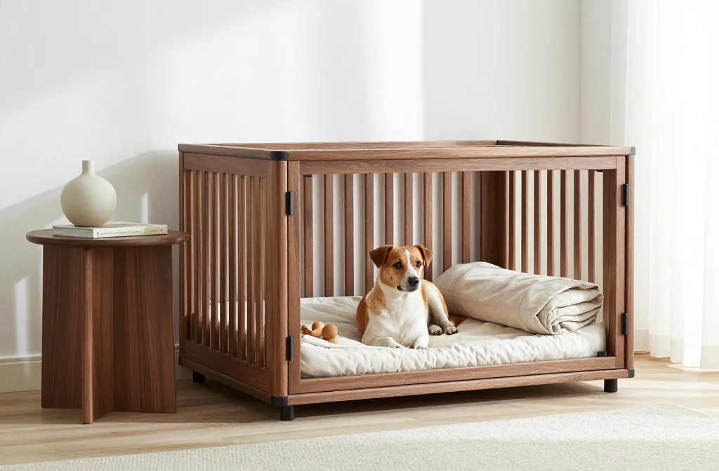 How to Make a Dog Crate Look Nice and Stylish Fast