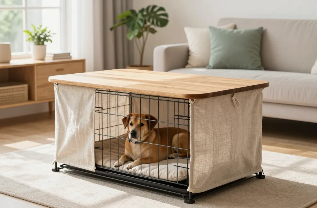 Stylish Crate Covers for Dogs Diy at Home on a Budget