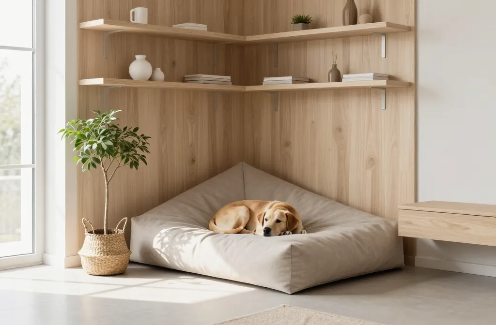 Genius Dog Bed Corner Ideas to Save Space