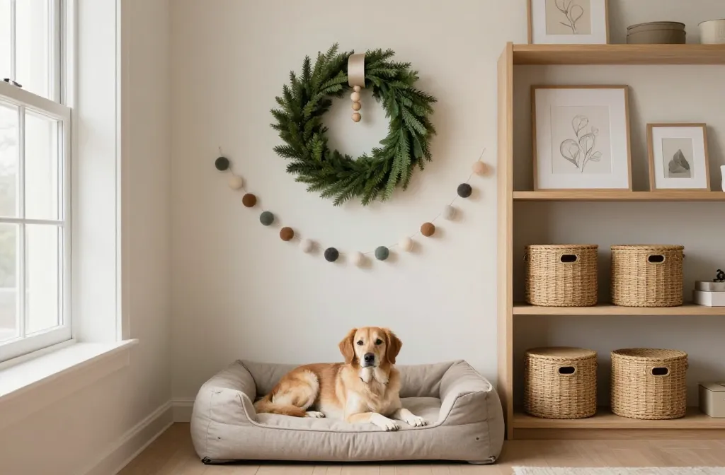 Genius Christmas Decor for Dog Area Ideas That Won'T Get Chewed
