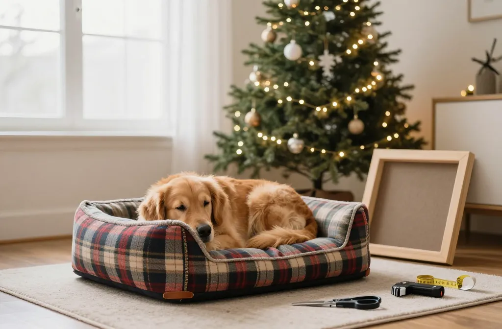 Viral Christmas Dog Bed Diy in One Weekend You’Ll Love