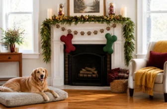 Festive and Fur Safe 5 Dog Christmas Decoration Ideas for Your Mantel