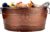 BREKX Copper Metal Dog Toy Storage Bin, Indestructible, Large