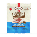 Frozen Raw Scoopable Pronto Dog Food – Duck Recipe – Primal Pet Foods