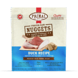 Frozen Raw Dog Food Nuggets – Duck Recipe – Primal Pet Foods