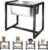 Adjustable Height Elevated Large Dog Water Bowls with Stainless Steel Bowls and Metal Stand，4-Level (8/10/12/14 Inches) Pet Bowl for Dogs for Large Medium Dogs – Durable, Easy to Clean (2gallon)
