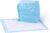 Amazon Basics Leak-Proof Dog and Puppy Potty Training Pee Pads with Quick-Dry 5-Layer Super Absorbent Surface for Dog Training, Floor Protection, Regular Size 22×22″, Blue & White, 50 Count