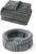 Bedsure ComfyFleece™ Small Cat Bed S with ComfyFleece™ Waterproof Dog Blankets for Small Dogs Warm Grey