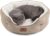 Bedsure Small Dog Bed Washable,Round Cat Beds for Indoor Cats,20in Camel