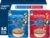 Blue Buffalo Delectables Variety Pack Natural Grain Free Wet Dog Food Topper (Tasty Chicken & Hearty Beef) Tender Cuts in Gravy with Natural Ingredients, Vitamins & Minerals, 3-oz. Each (12 Pouches)