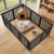 Dog Playpen Indoor,Puppy Playpen,Black 23.6″ H, 10 Panels
