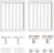 Dog Playpen Indoor,Puppy Playpen,White 23.6″ H,2 Panels