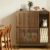 Dog Proof Cat Feeding Station, Cat Feeder Station, Pet Food Storage Walnut