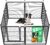 FXW Rollick Dog Playpen, Indoor, Yard & RV Camping, 32″ H, 8 Panels