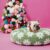 LE SURE Shown on TV Jacquard Donut Dog Bed Medium Size,Green 30x30x8in