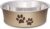 Loving Pets Bella Dog Bowls- Stainless Steel Dog & Cat Bowls – Spill Proof Dog Food Bowl, Cat Bowl, Puppy Essentials & Pet Supplies Great for Home & Travel (Small 10-20 lbs, Champagne)