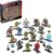 MEGA Halo Action Figures Building Toys Set, Character Pack with 339 Pieces, Poseable Articulation, 2 Inches Tall, Kids or Adult Collectible (Amazon Exclusive)