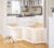 PAWLAND Wooden Freestanding Foldable Pet Gate for Dog,24″ H Dog Gate Indoor