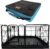 PJYuCien Puppy Playpen Plus Storage Bage with Bottom, 8 Panels 24″ H