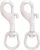 SHONAN 3.5 Inch Swivel Eye Snap Hook, 2 Pack Marine Grade Scuba Bolt Snap, Single Ended Stainless Steel Flag Clips Swivel Snaps for Scuba Diving, Flag Pole Rope, Dog Leash, Camera Strap