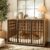 Timechee Extra Large Wooden Dog Crate Furniture, 47.2 Inches