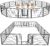 Yaheetech Dog Playpen 24in 16 Panels Pet Fence for Indoor Yard RV Camping
