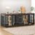 rehomerance 78″ Heavy Duty Double Dog Crate Furniture for Large/Medium Dogs