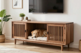 Gorgeous Wooden Dog Crate Furniture Ideas for Homes
