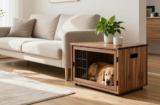 Genius Wooden Dog Crate Ideas for Homes You’Ll Love