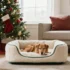 Genius Christmas Dog Crate Decor Ideas That Make the Crate Look Like Furniture