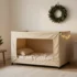 Chic Dog Crate Christmas Decor for Tiny Rooms That Wows
