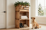 Pup-Safe Diy Wooden Crate Christmas Decor Ideas