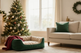 Turn Heads with Christmas Pet Beds As Holiday Decor